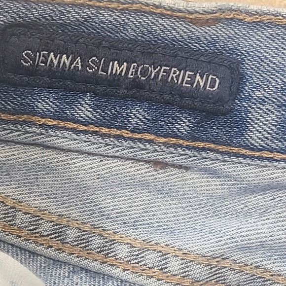 Lucky Brand Sienna Slim Boyfriend Jeans Women 2/26 Distressed Floral Print - Picture 6 of 10